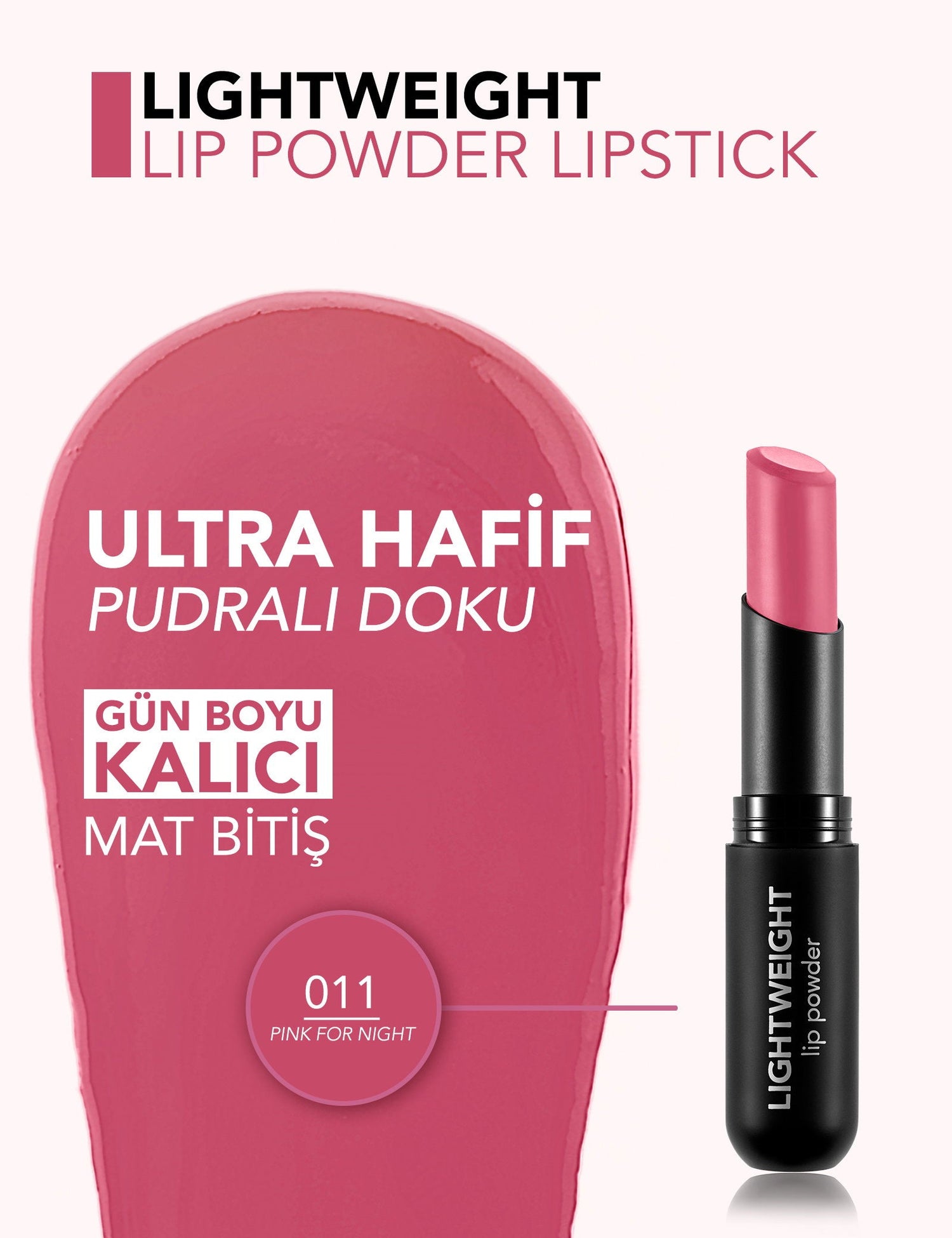 Flormar Lightweight Lip Powder Matte Lipstick 3g