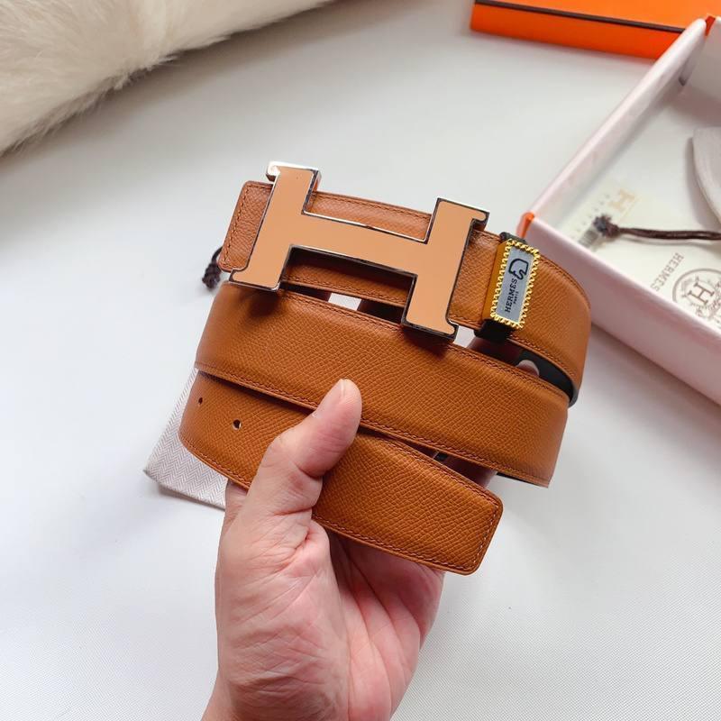 Hermes Men Beige Buckle Belt &