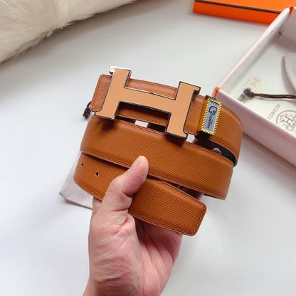Hermes Men Beige Buckle Belt &
