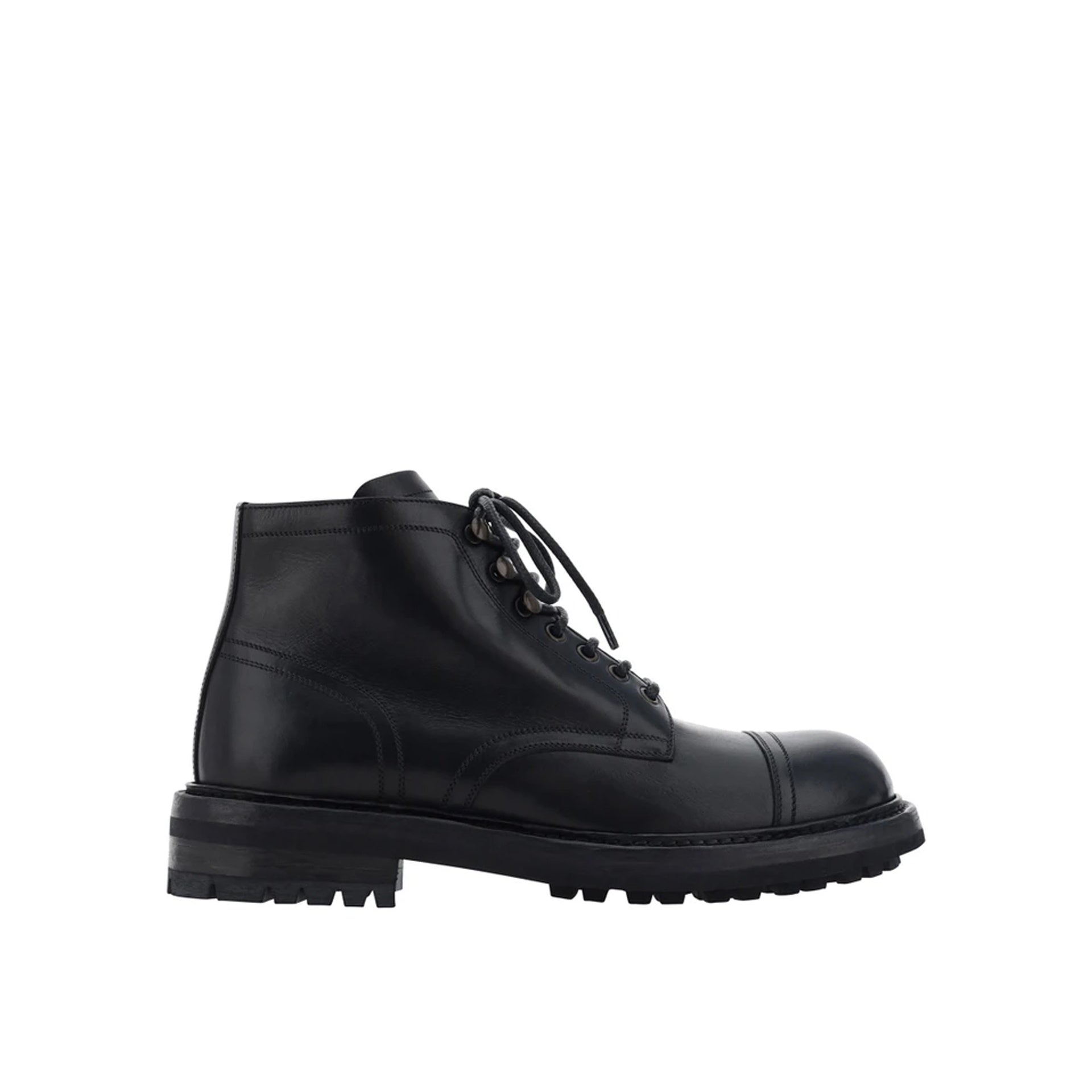 Dolce &amp; Gabbana Lace Up Leather Boots