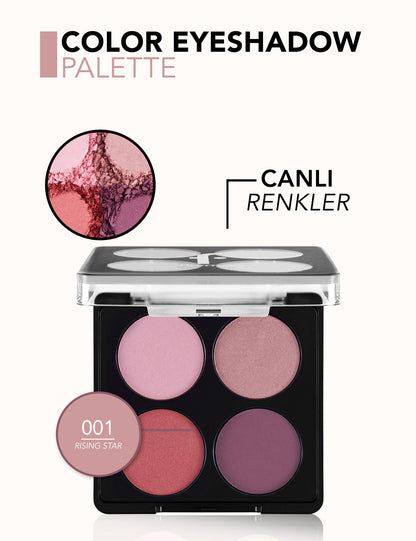 Flormar Color Palette Matte &amp; Shimmer Eyeshadow Quad