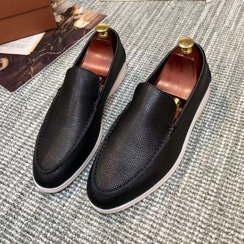 Men Slip On Loafers Breathable Flat Shoes