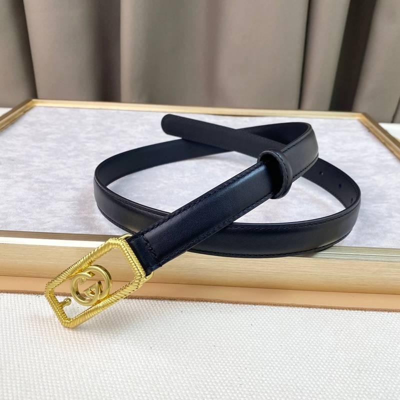 GUCCI Embellished coated-canvas and leather belt &