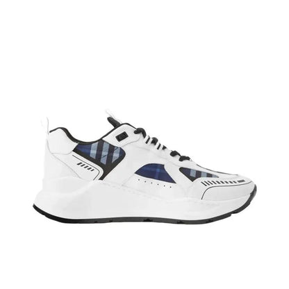 Burberry Low Top Sports Casual Shoes White Blue