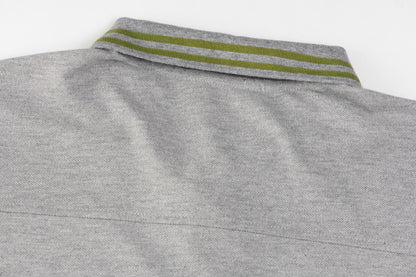 Gucci Luxury T-shirt with Collar Grey - Premium Cotton Comfort