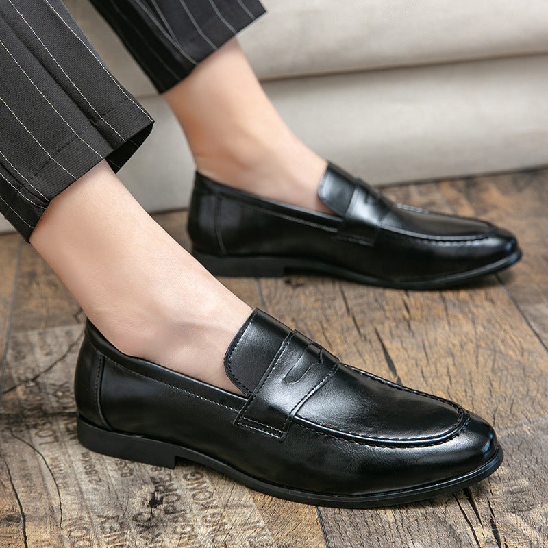 Mens Slip-On Leather Loafers