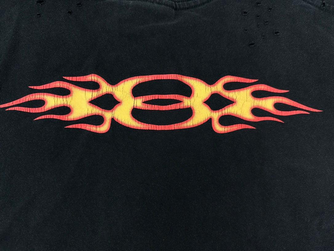 Balenciaga Burning Unity T-Shirt Oversized in black vintage jersey