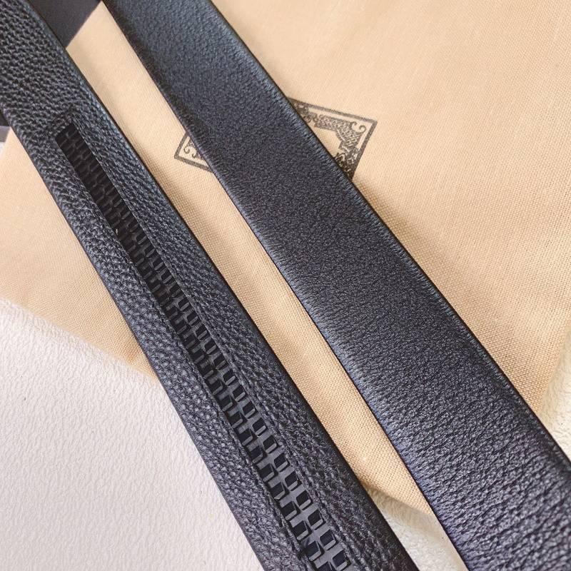 GUCCI Embellished coated-canvas and leather belt &