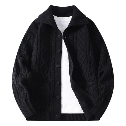 Mens Casual Cardigan Sweater