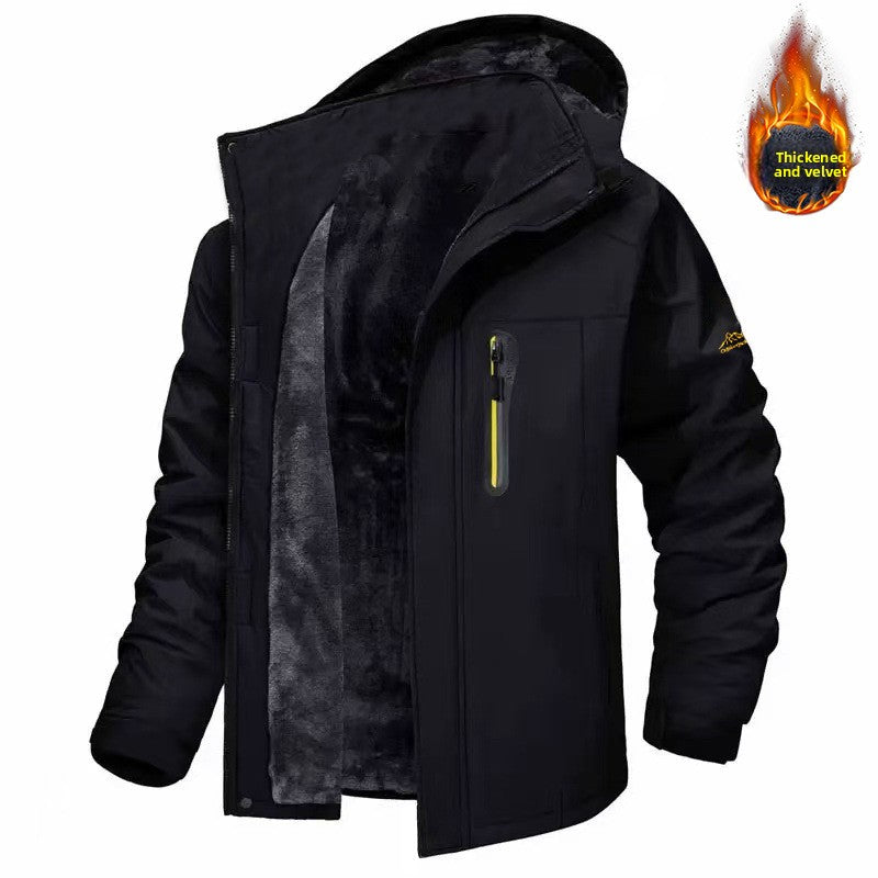 Fleece Lined Waterproof Winter Jacket
