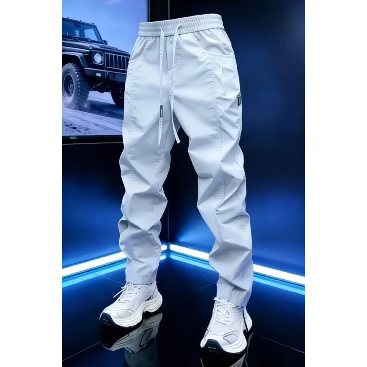 Mens Drawstring Jogger Pants