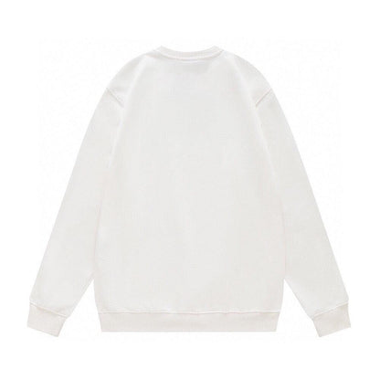LOEWE L Intarsia Wool Sweater White/Green