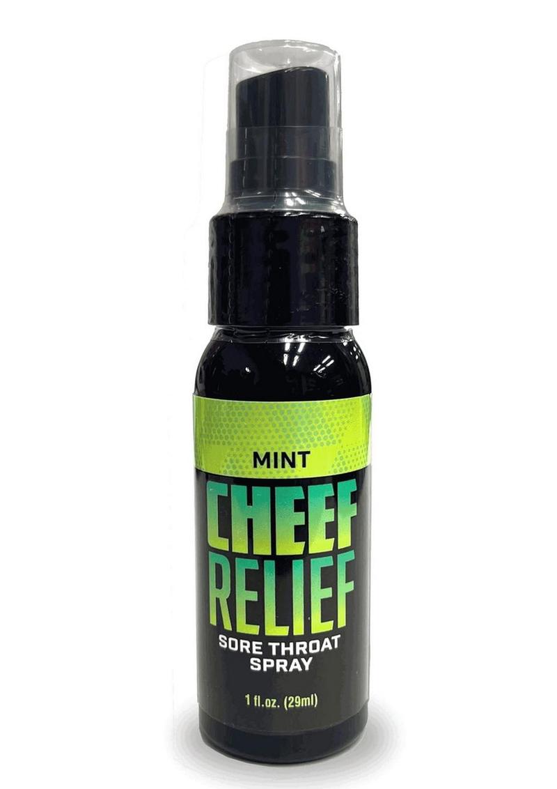 Cheef Relief Mint Soothing Throat Spray 1oz Cooling And Fresh Breath