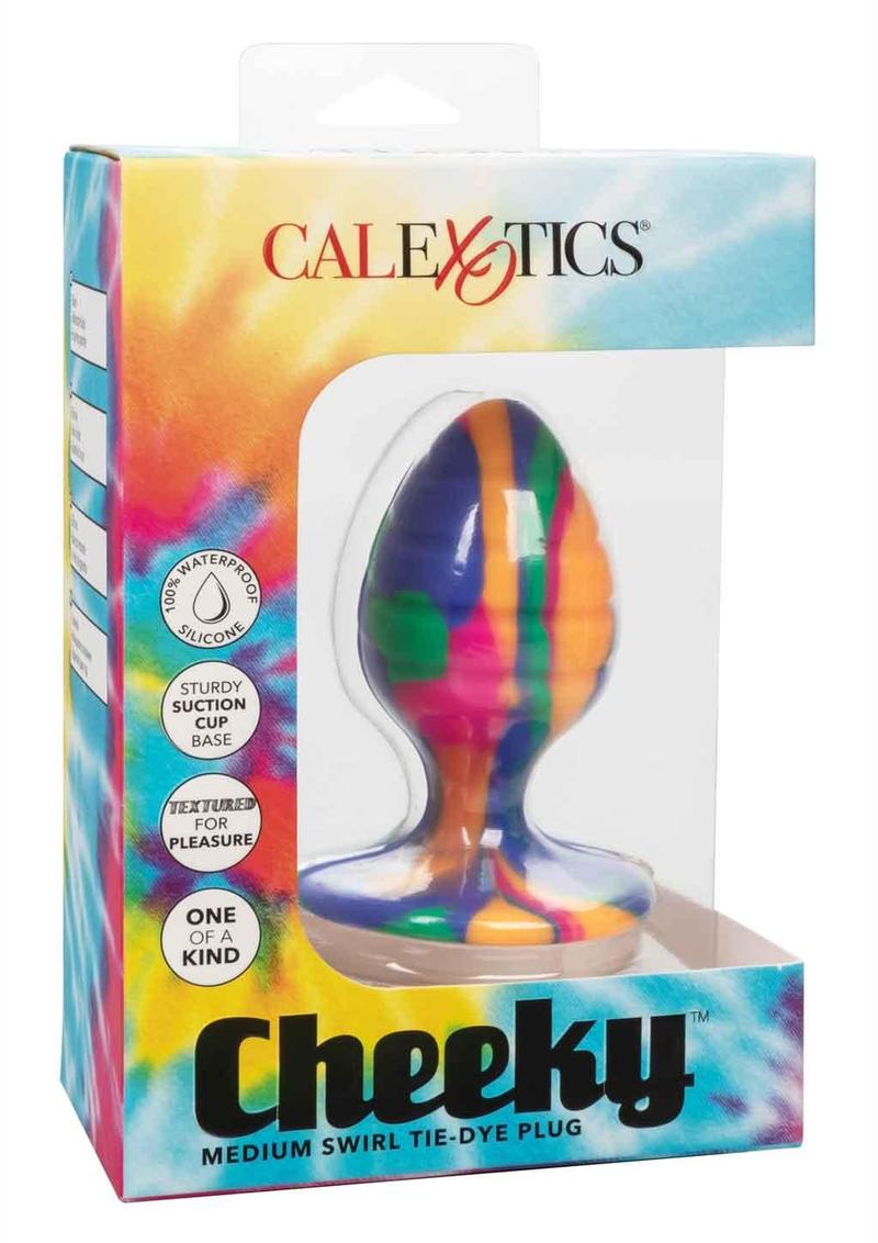 Cheeky Large Swirl Tie-Dye Silicone Plug