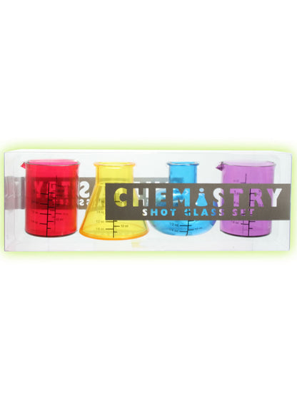 Chemistry Shot Glass Set Fun and Functional Cocktail Set Unique Design