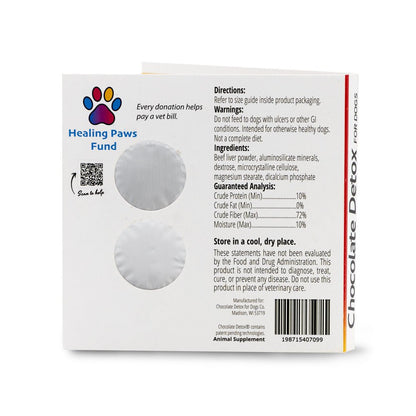 Chocolate Detox for Dogs Chocolate Toxin Absorbing Supplement