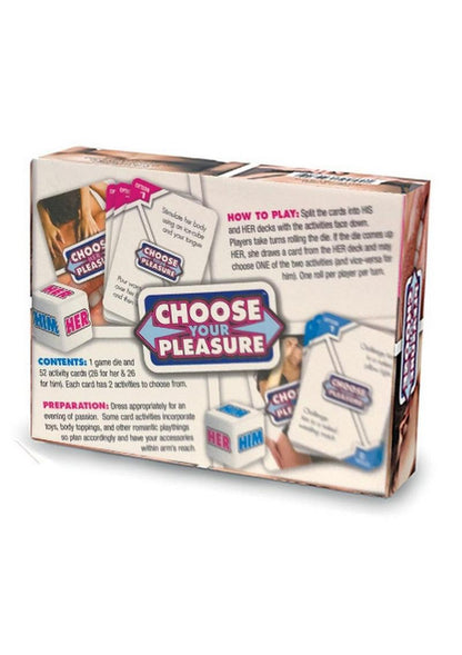 Choose Your Pleasure Card Game 100 Plus Fun Sexual Activities
