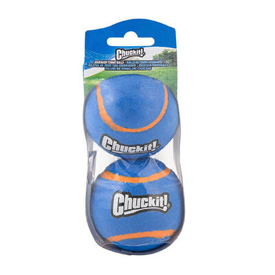 Chuckit! Squeaker Tennis Ball 2-Pack for Fetch Medium