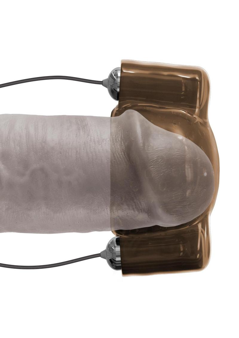 Classix Dual Vibrating Head Teaser with Remote Control Smoke