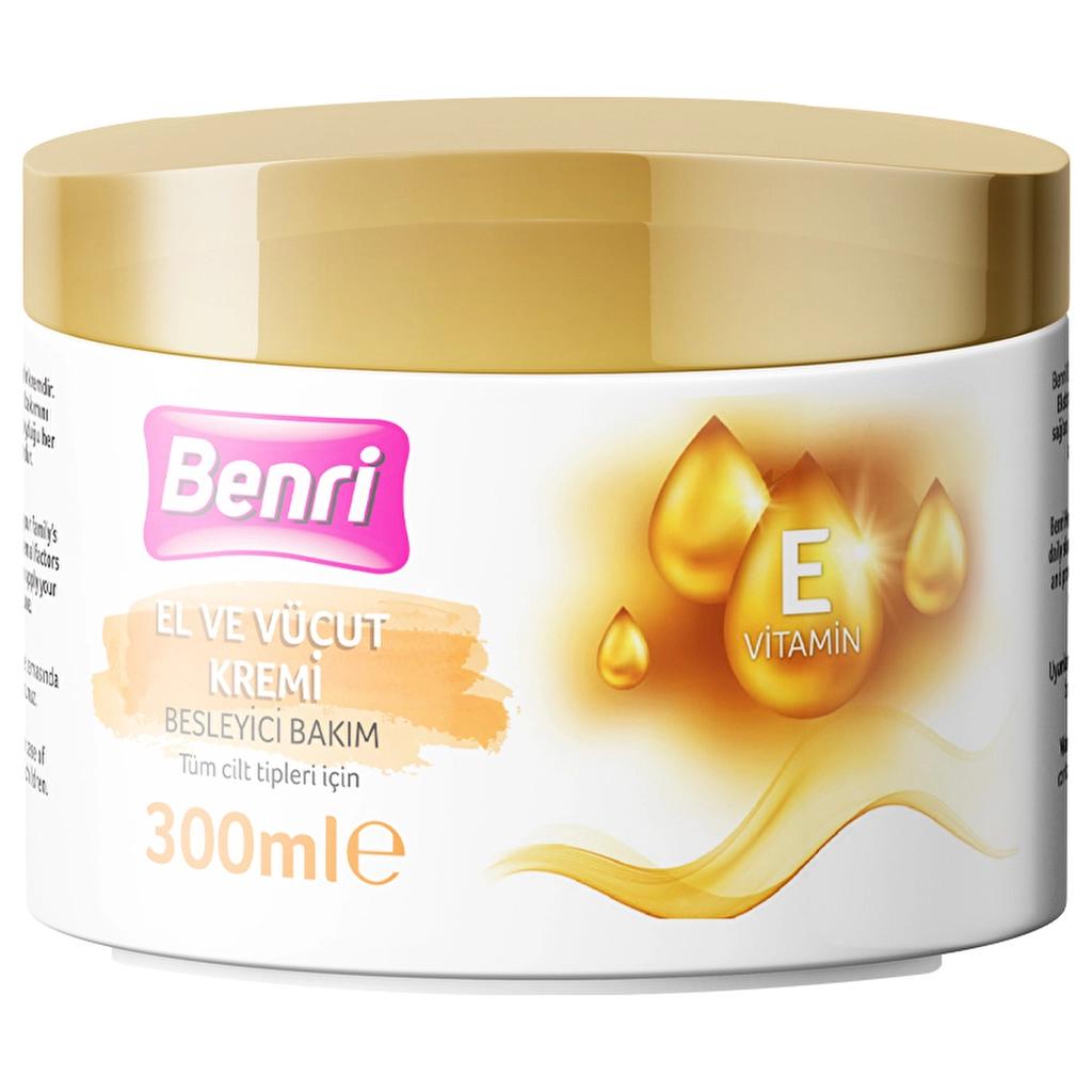 Benri Nourishing Hand &amp; Body Cream for Soft Skin 300 ml