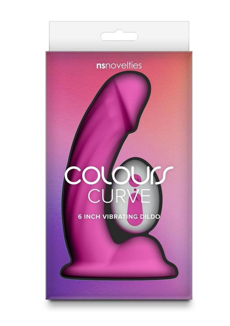 Colours Curve Vibrating Dildo