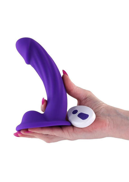 Colours Curve Silicone Vibrating Dildo
