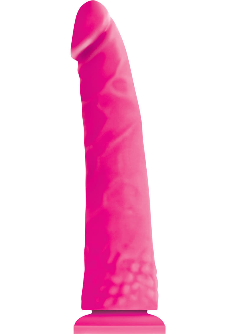 Colours Thin Beginner-Friendly Silicone Dildo With Suction-Cup Bas