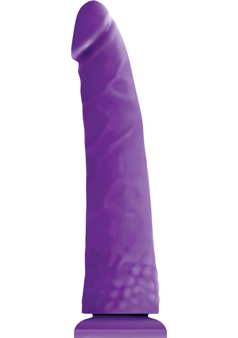 Colours Thin Beginner-Friendly Silicone Dildo With Suction-Cup Bas