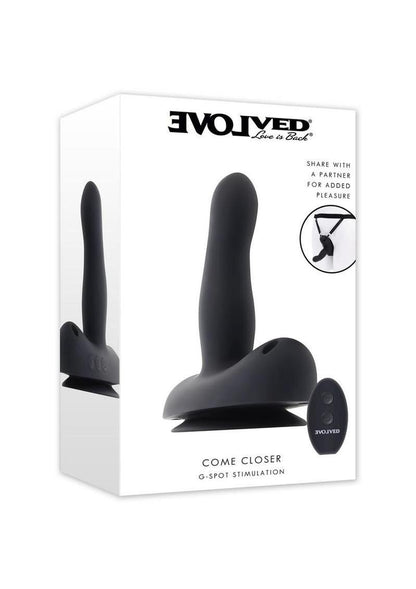 Evolved Come Closer Strap-On Vibrator