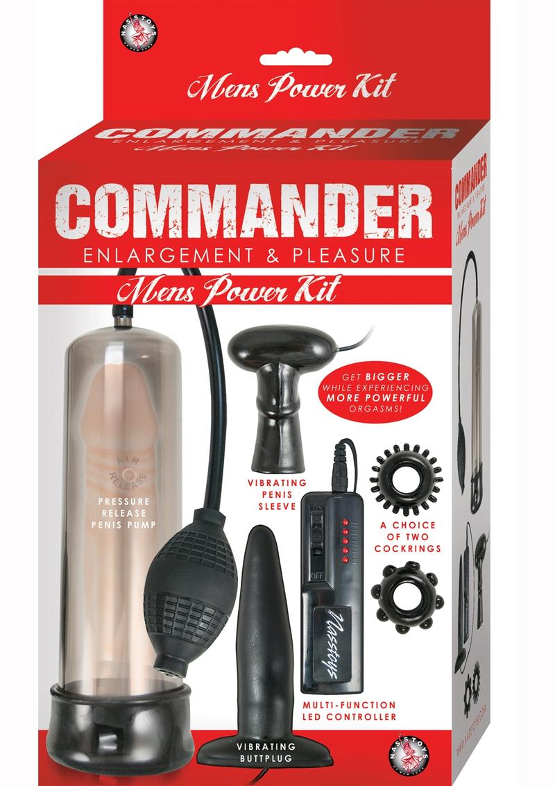 Commander Men’s Enlargement And Dual Pleasure Set Power Kit