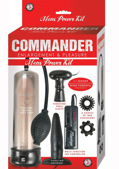 Commander Men’s Enlargement And Dual Pleasure Set Power Kit