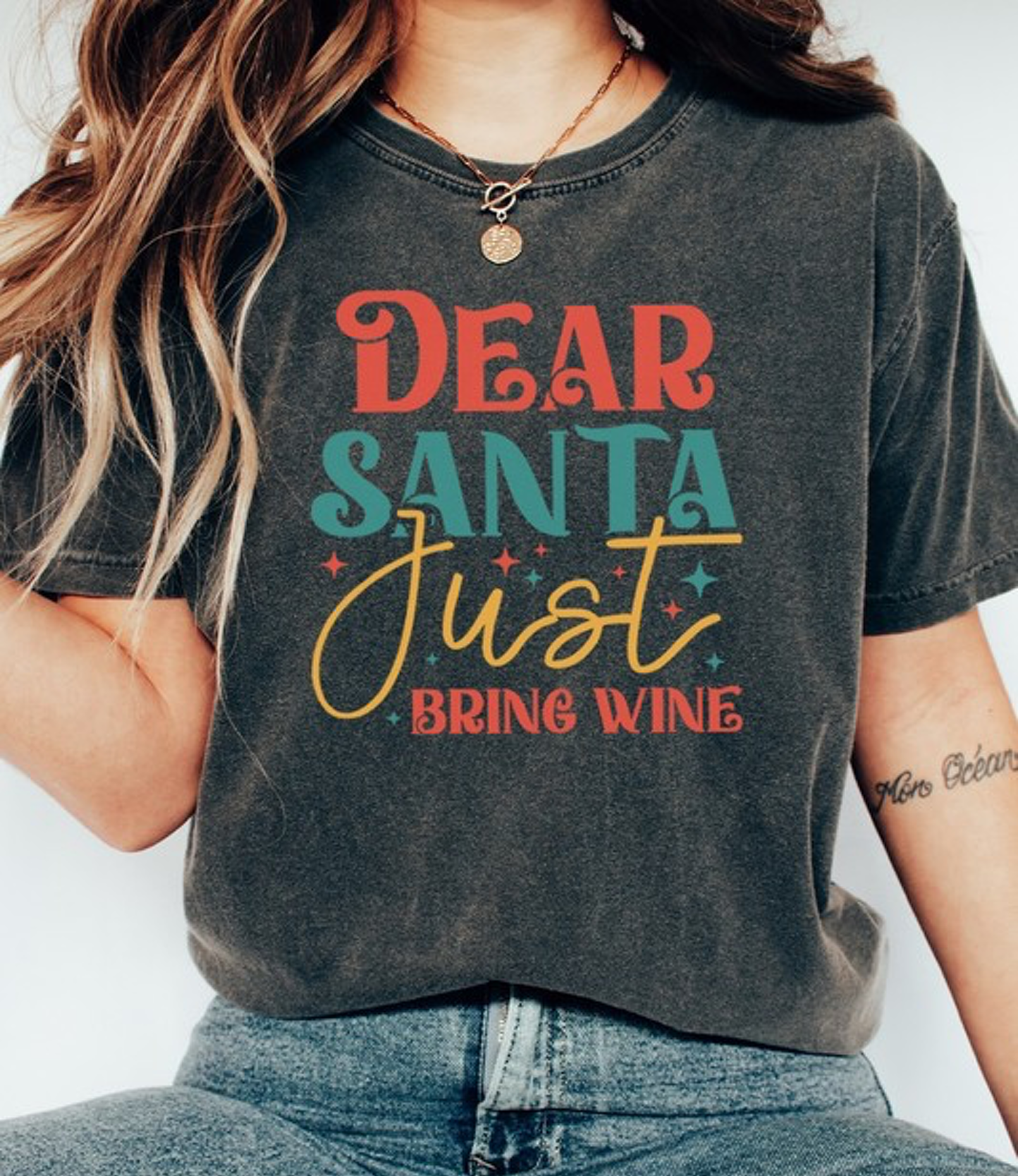 Santa Just Bring Wine - Pepper