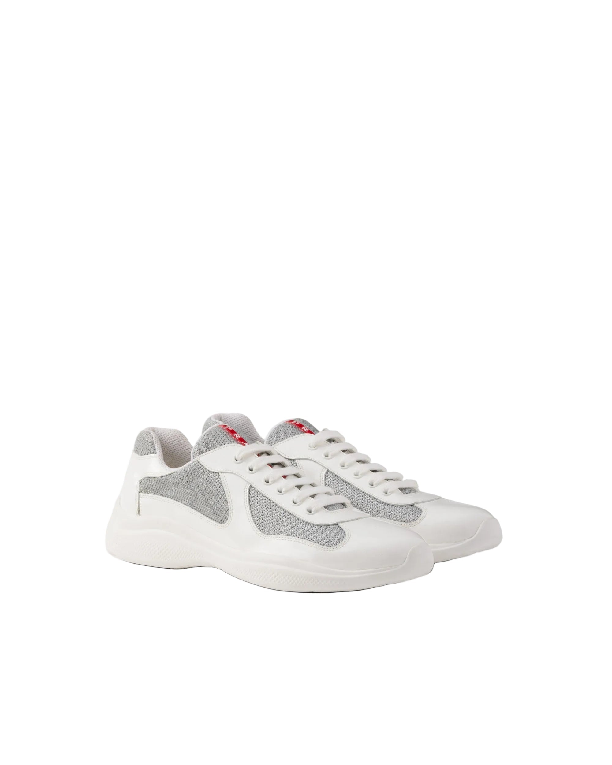 Patent leather and technical fabric Prada America&