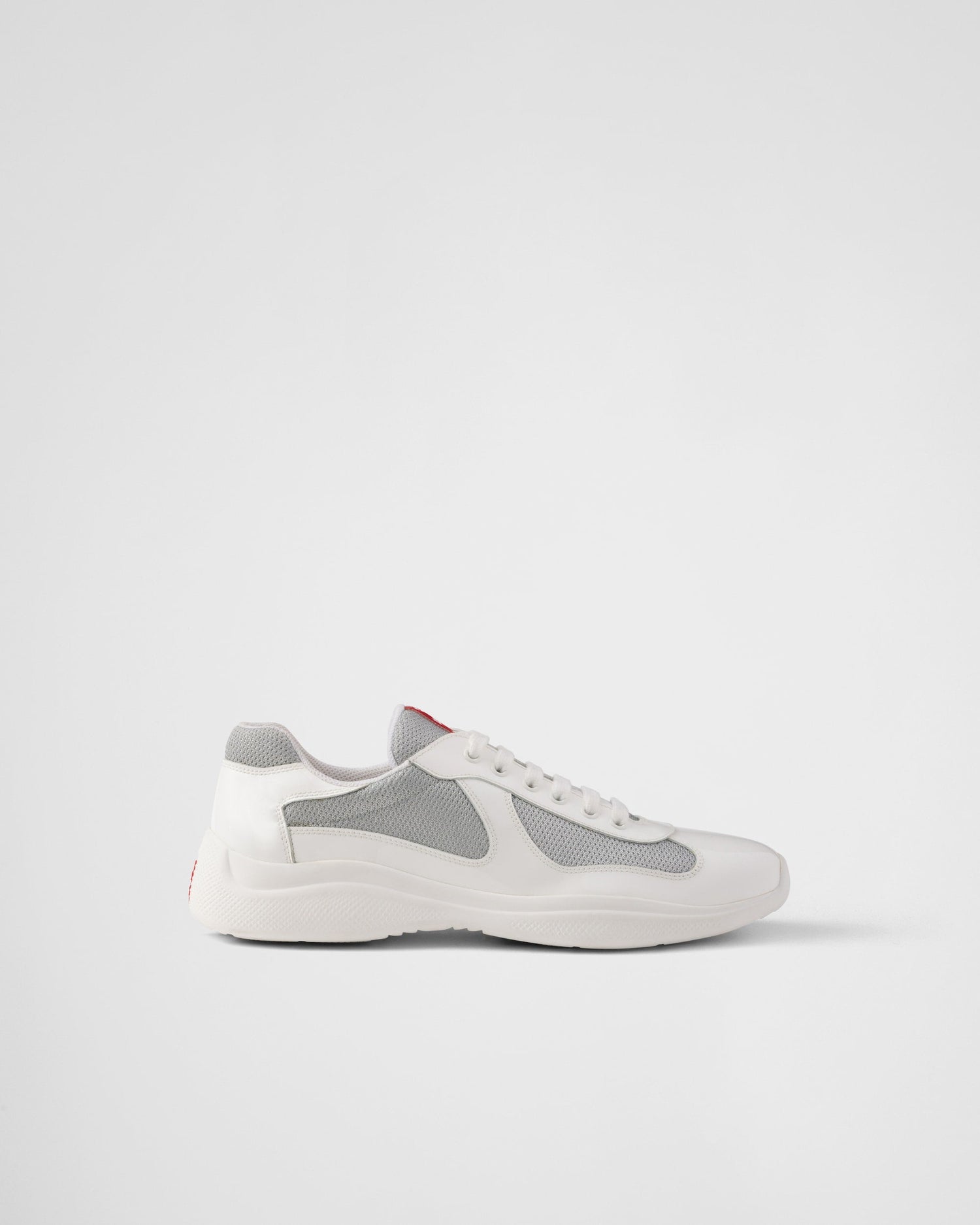 Patent leather and technical fabric Prada America&