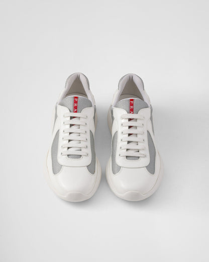 Patent leather and technical fabric Prada America&