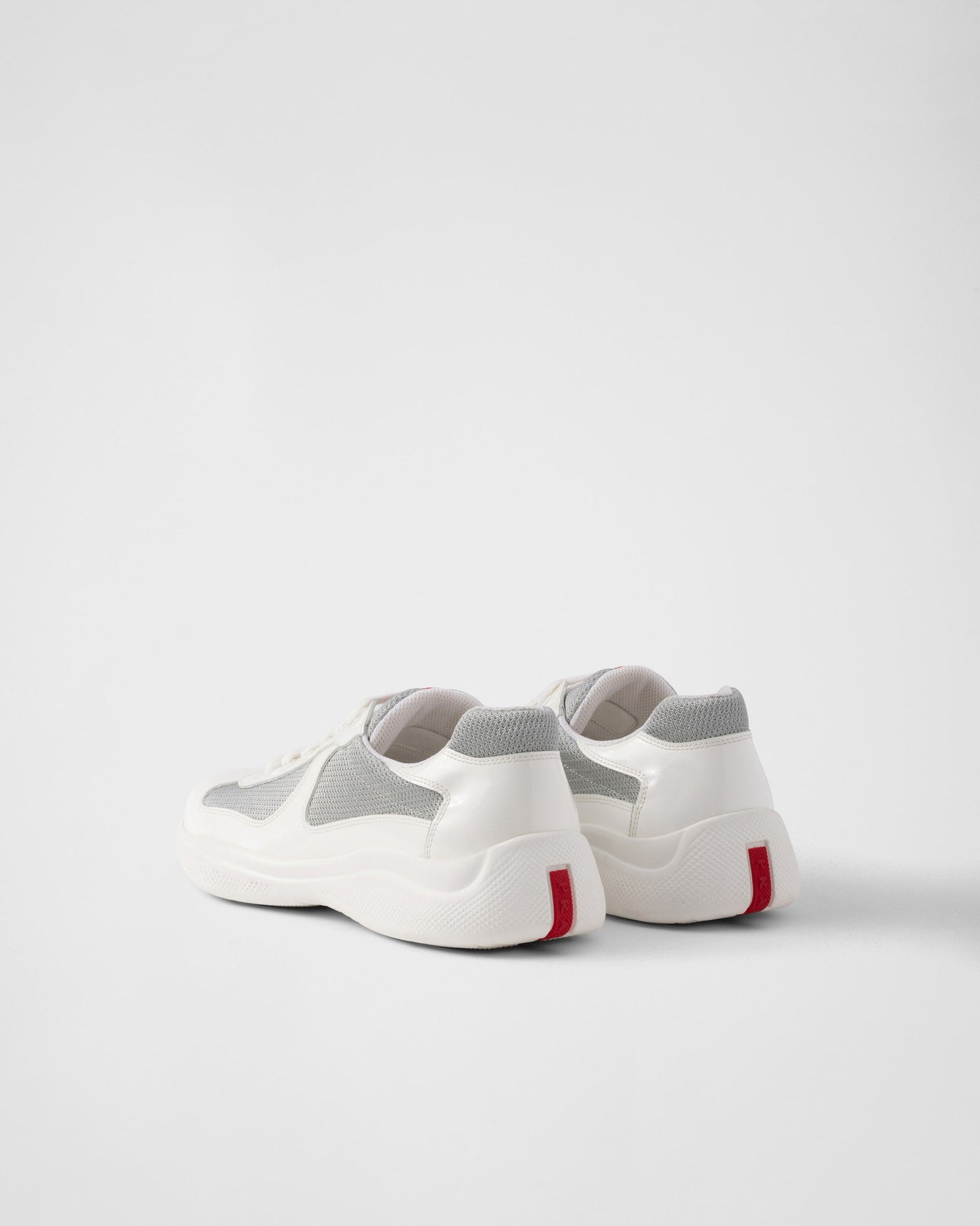 Patent leather and technical fabric Prada America&