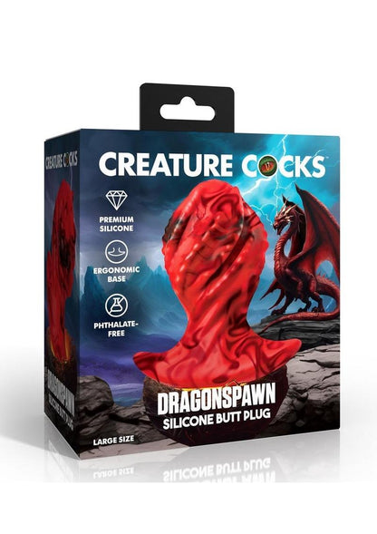 Creature Cocks Silicone  Dragonspawn Butt Plug