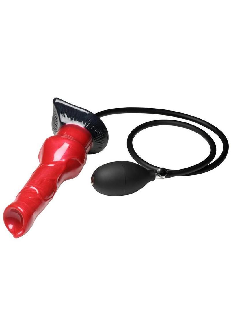 Hell Hound Inflatable Silicone Dildo