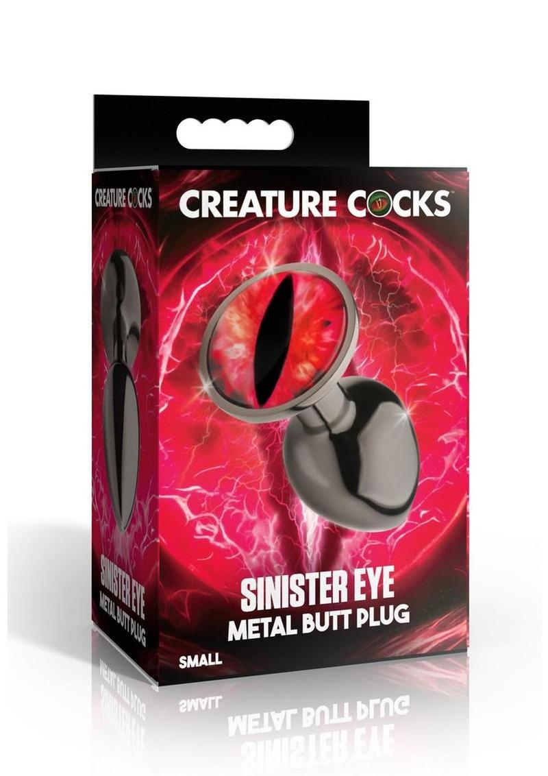 Creature Cocks Sinister Eye Metal Butt Plug