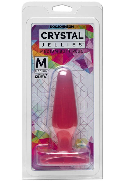 Crystal Jellies Butt Plug Clear Silicone