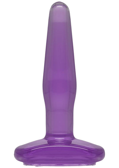 Crystal Jellies Small Purple Butt Plug