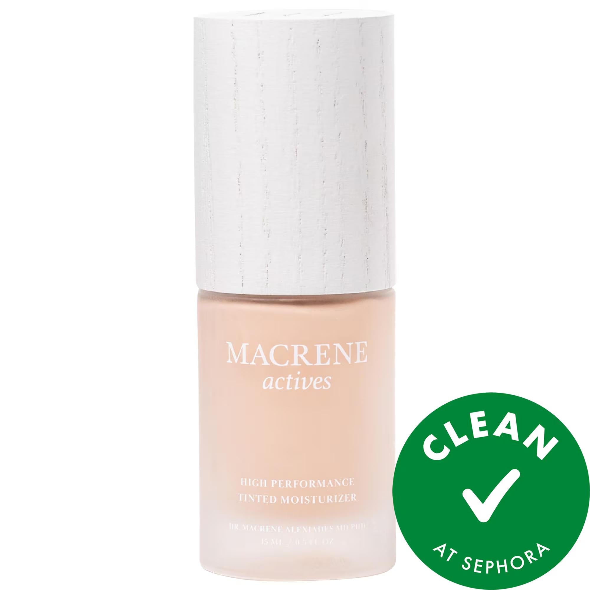Dr. Macrene High Performance Tinted Moisturizer - Vegan, Anti-Wrinkle, and Complexion-Evening Coverage