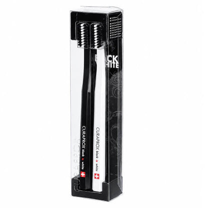 Curaprox White Is Black Whitening Toothbrush Set 2-Pack