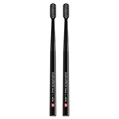 Curaprox White Is Black Whitening Toothbrush Set 2-Pack