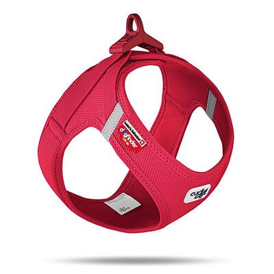 Curli Vest Harness Air-Mesh Red Lightweight Dog Harness Medium