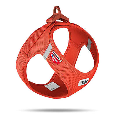 Curli Vest Harness Air-Mesh Sun-Orange Dog Harness XS