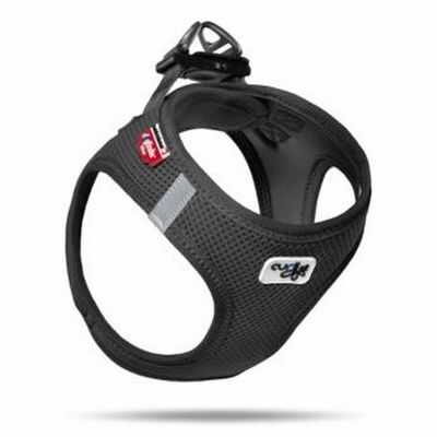 Curli Vest Air-Mesh Dog Harness Breathable Black 3XS