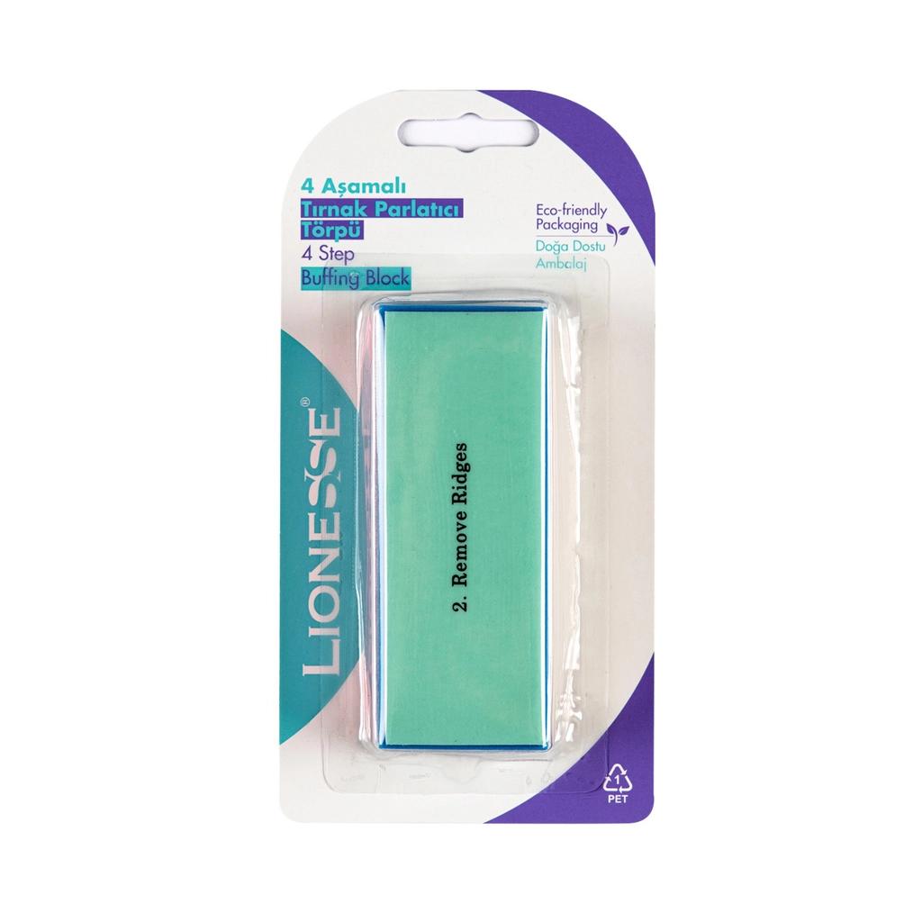 Lionesse 4-Way Nail Buffer &amp; Shiner for Smooth Nails