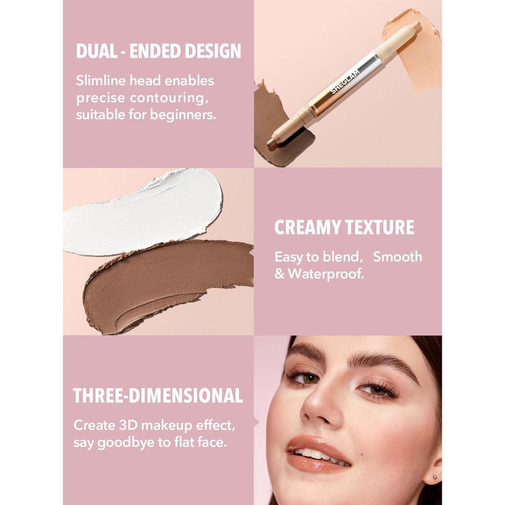 Sheglam Fine Line 2-in-1 Nose Pen Blush in 02 Umber