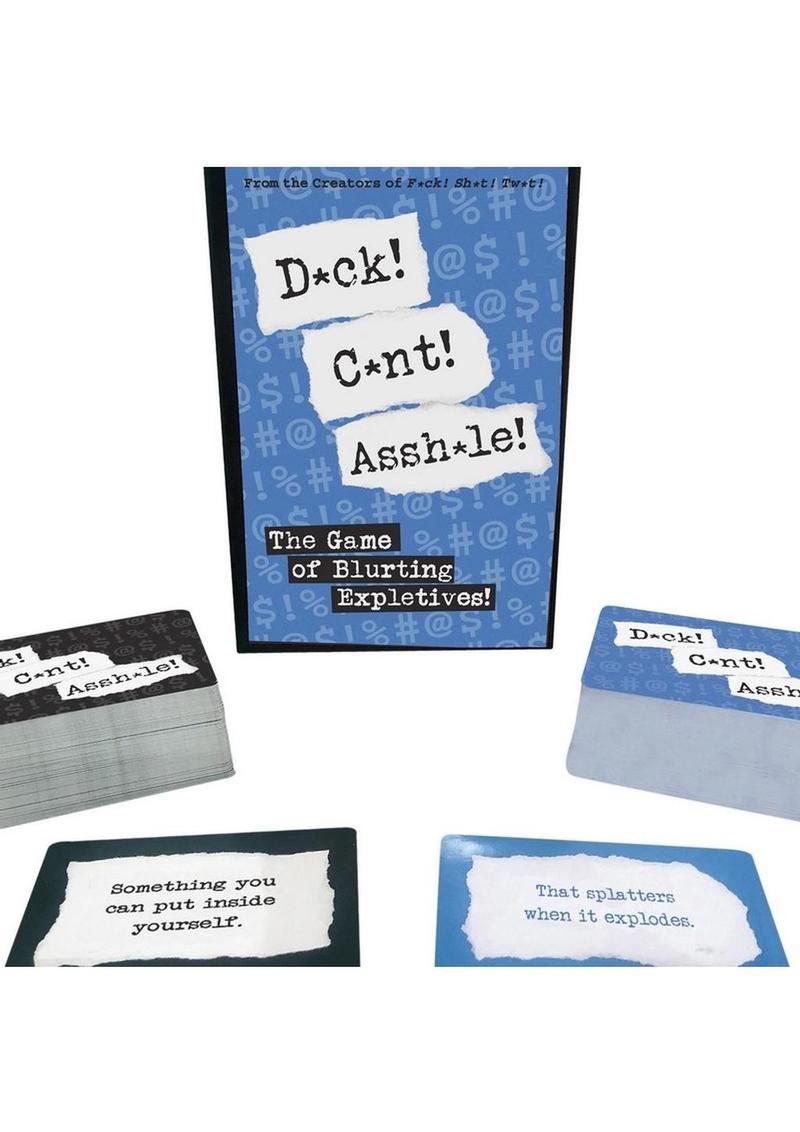 Dck! Cnt! Assh*le! The Game of Blurting Expletives